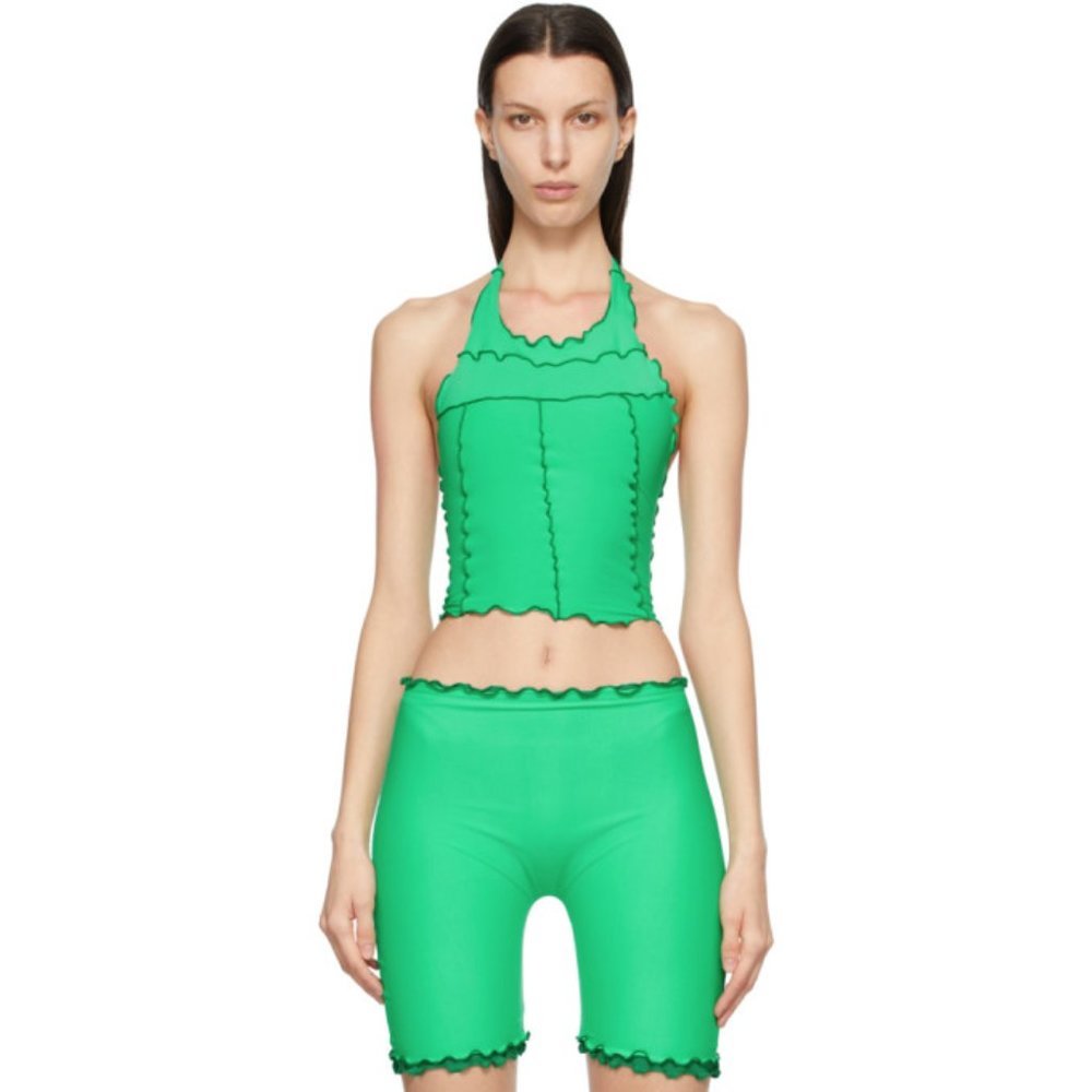 NWOT--SHERRIS Nylon Halter Tank Top